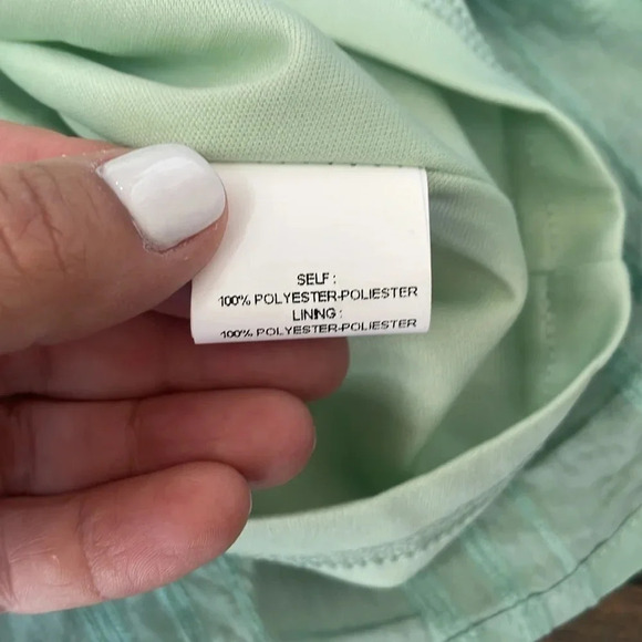 Altar’d State light green short sleeved dress Tiered Flowy Women’s size S NWT - Picture 11 of 12